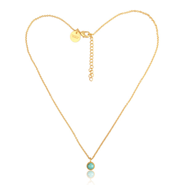 Turquoise Dainty Pendant Necklace