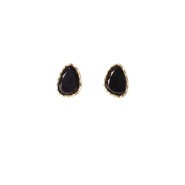 Stud Earrings - Black Onyx - Christina Greene LLC
