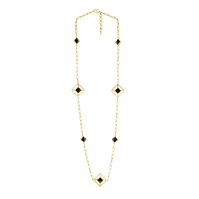 Carina Necklace - Black Onyx - Christina Greene LLC
