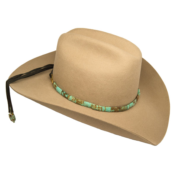 Faceted Turquoise Hat Band – Christina Greene display picture 1