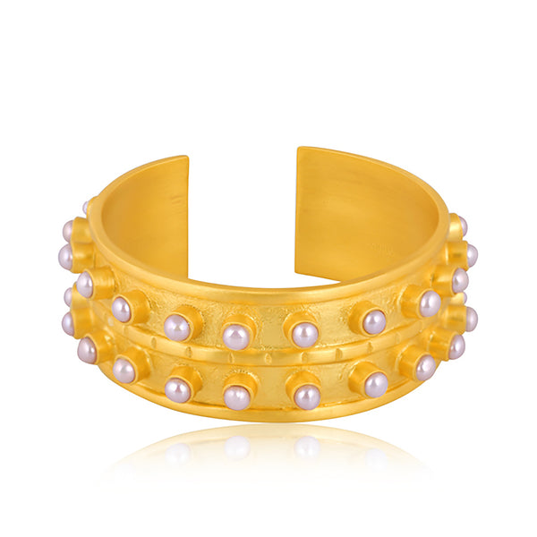 Ray of Light Cuff - Pearl