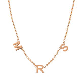 MRS Letter Necklace