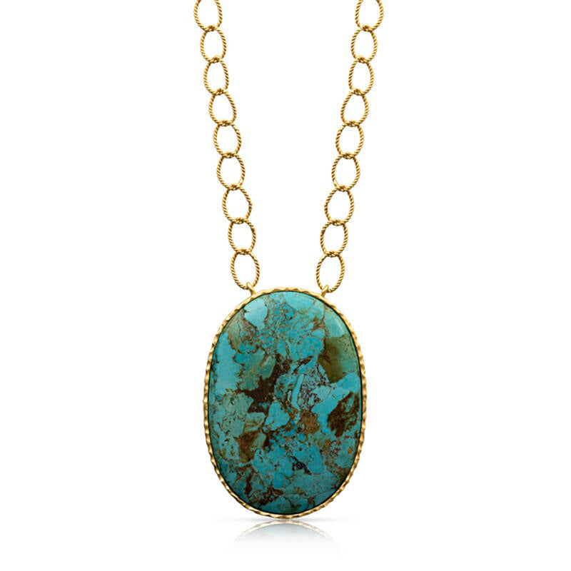 Pendant Necklace - Turquoise