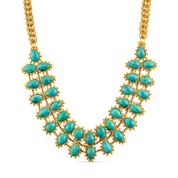 Rio Collar Necklace - Turquoise