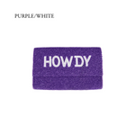 Custom Howdy Fully Beaded Clutch Purse - Christina Greene LLC