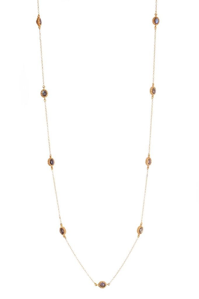 Elizabeth Necklace - Labradorite - Christina Greene LLC