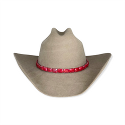 Faceted Cherry Hat band