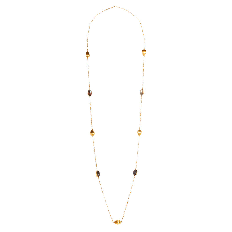 Luxe Layering Necklace - Labradorite