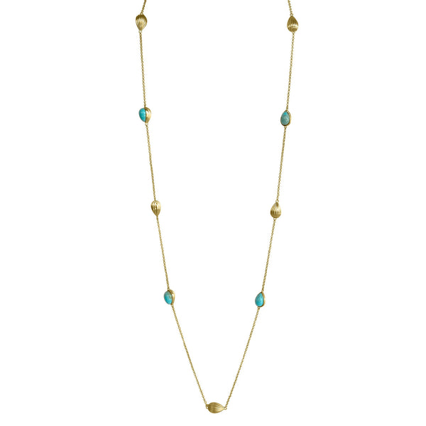 Luxe Layering Necklace - Turquoise