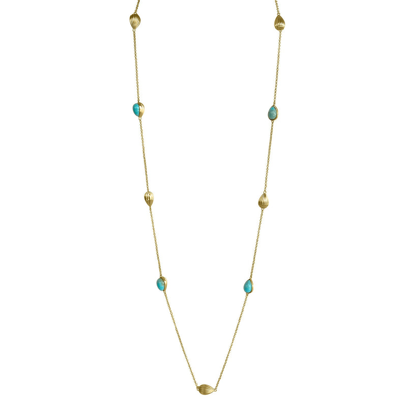Luxe Layering Necklace - Turquoise