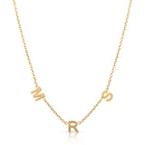 MRS Letter Necklace