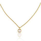 Pearl Dainty Pendant Necklace