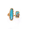 Deco Twin Stone Ring - Turquoise/Turquoise - Christina Greene LLC