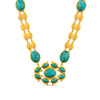 Orchid Necklace - Turquoise