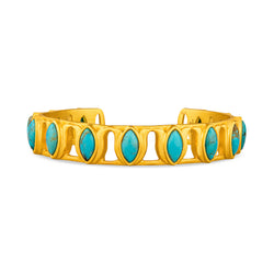 Petals Cuff - Turquoise