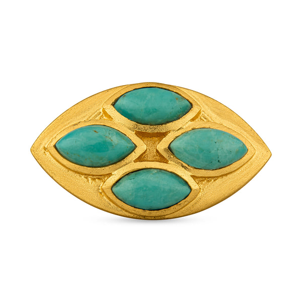 Primrose Ring - Turquoise