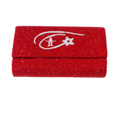 Custom Logo Fully Beaded Clutch