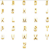 Gold Charm Letters