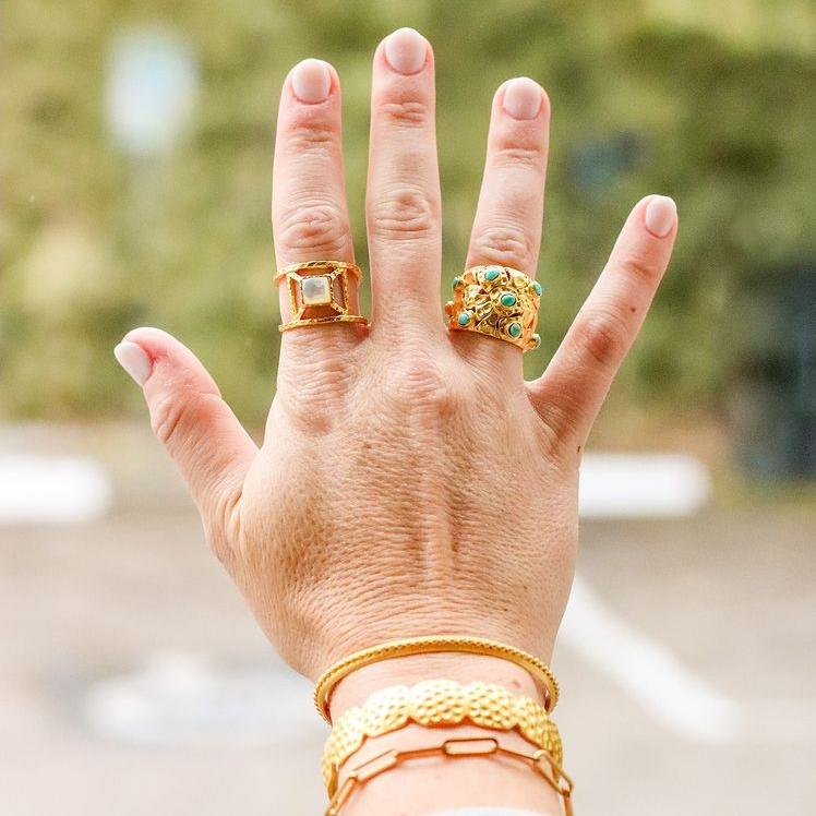 Gold Paperclip Chain Bracelet