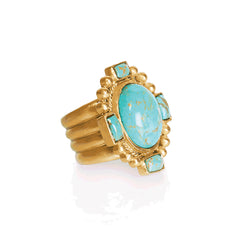 Southwestern Statement Ring - Turquoise