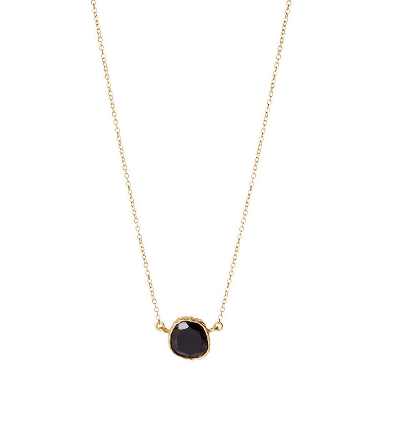 Delicate Necklace - Black Onyx - Christina Greene LLC