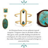 Southwestern Hoops - Turquoise