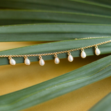 Rise & Shine Collar Necklace - Pearl - Christina Greene LLC