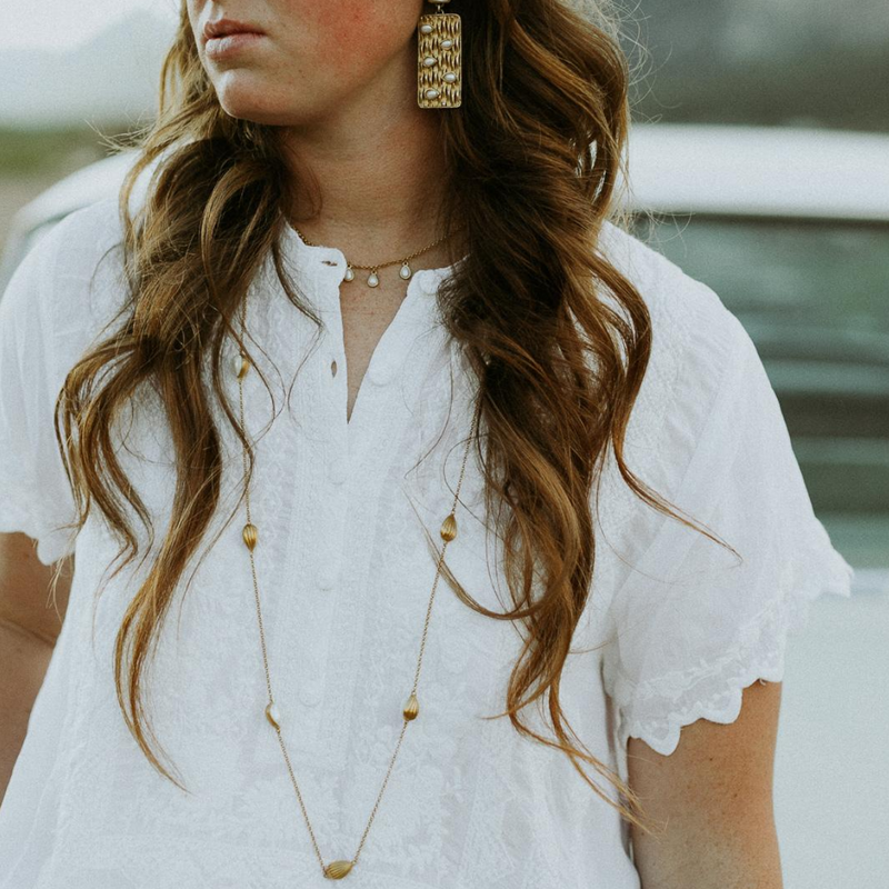 Luxe Layering Necklace - Pearl