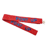 Pony Up Beaded Strap