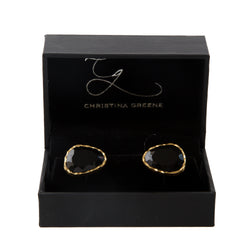 Cufflinks - Black Onyx - Christina Greene LLC