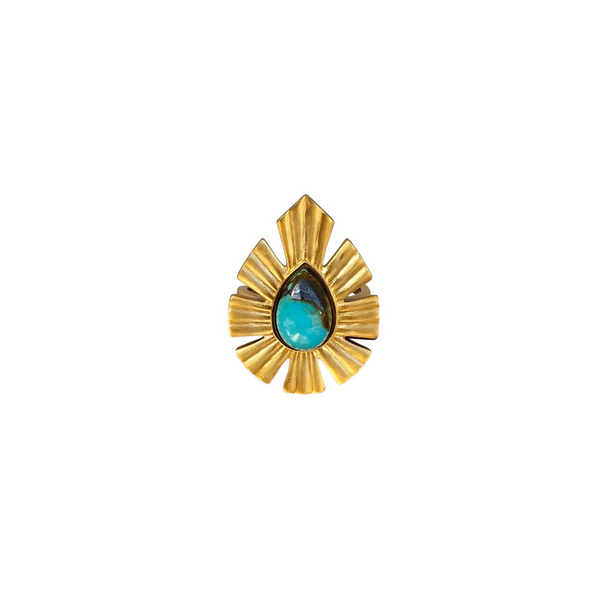 Behold Bold Statement Ring - Turquoise