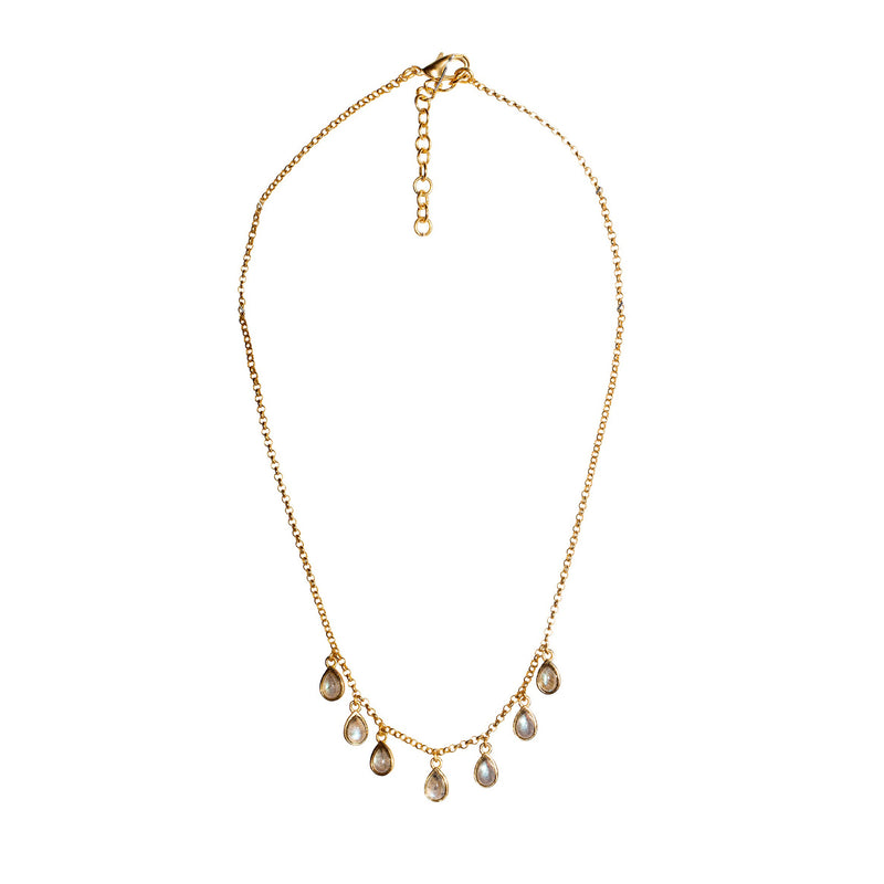 Rise & Shine Collar Necklace - Labradorite