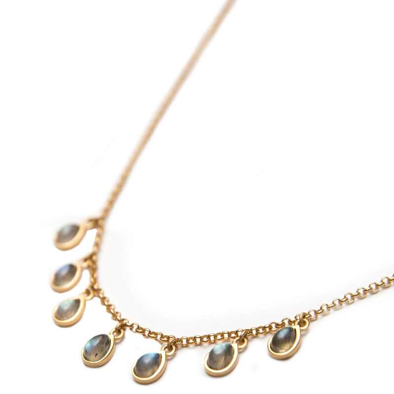 Rise & Shine Collar Necklace - Labradorite