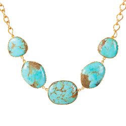 Statement Necklace Turquoise Christina Greene LLC