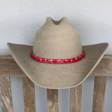 Faceted Cherry Hat Band