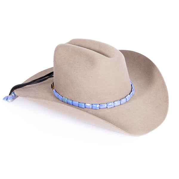 Faceted Steel Hat band