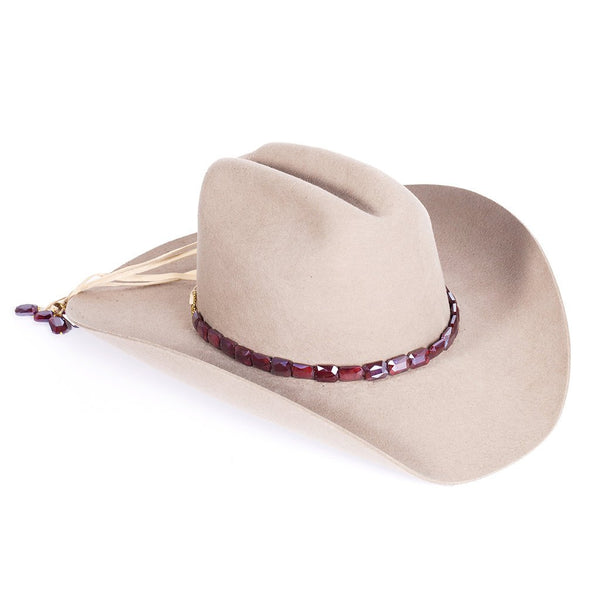 Faceted Walnut Hat band