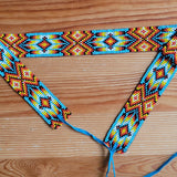 CG Hand Beaded Seed Hat Band  - Multi Color
