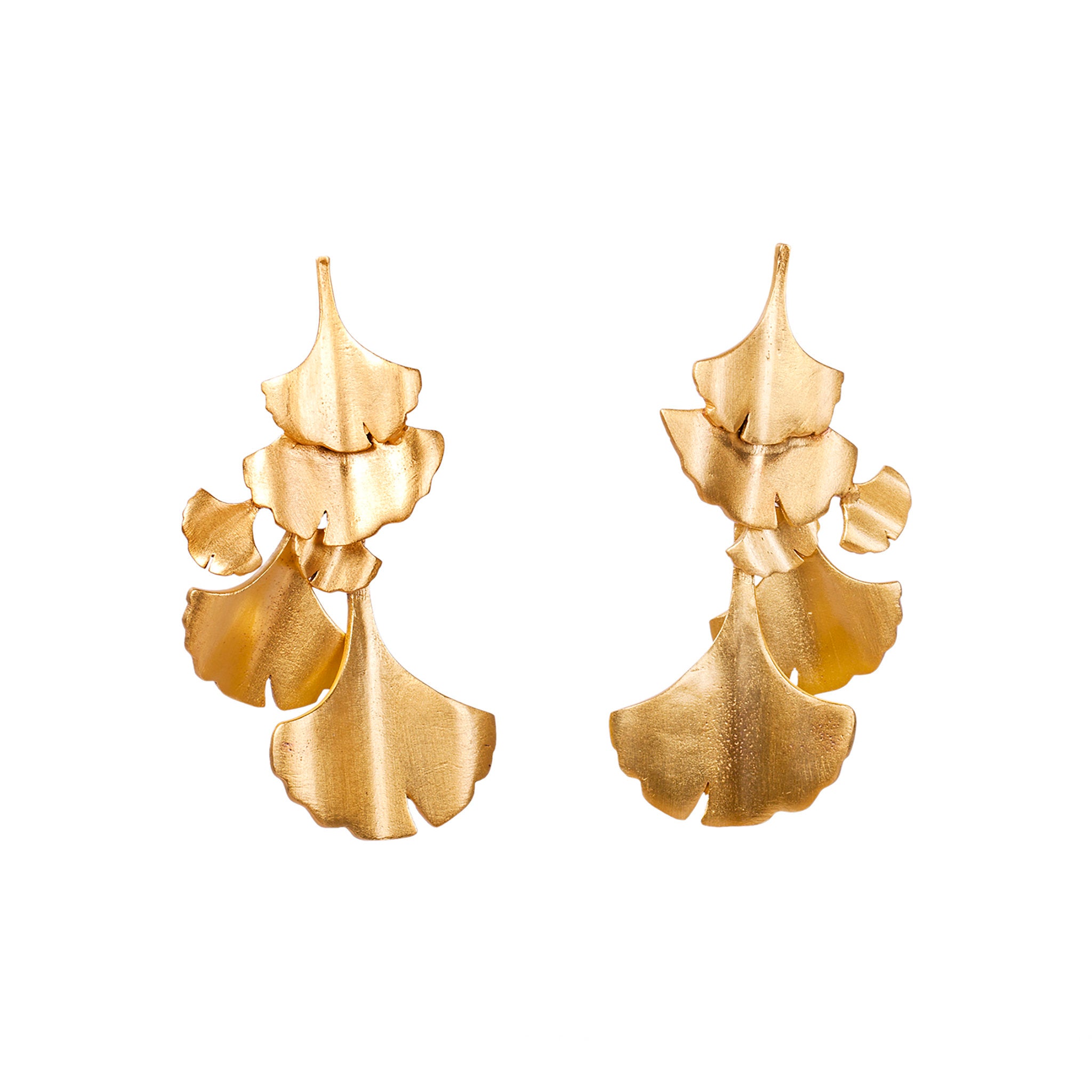 Ginkgo Chandelier Earrings - Christina Greene LLC