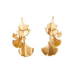 Ginkgo Chandelier Earrings - Christina Greene LLC