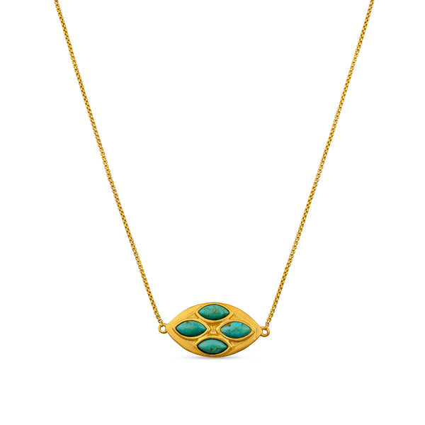 Primrose Necklace - Turquoise
