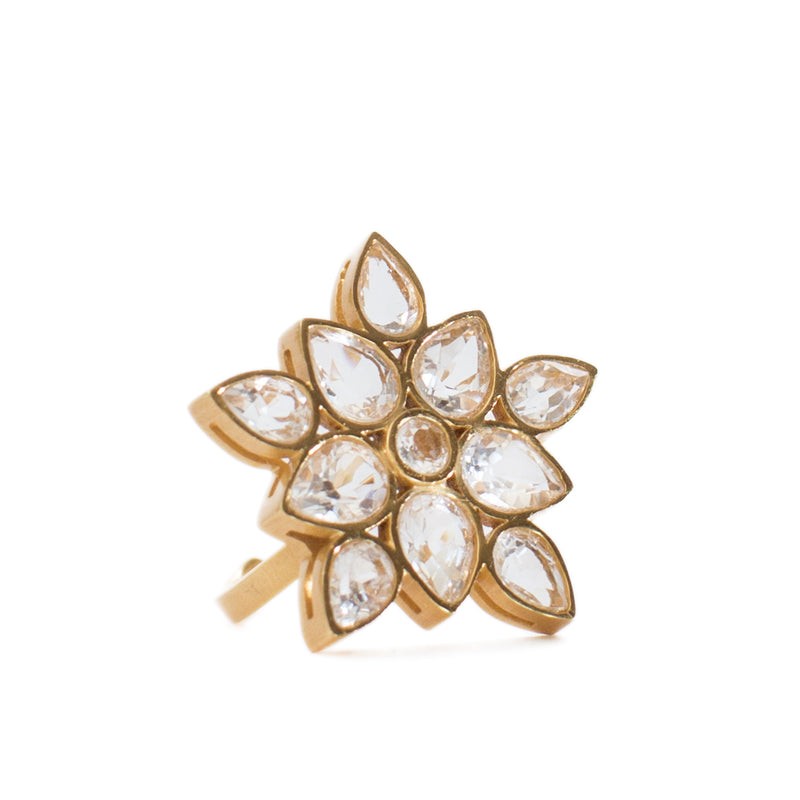 Lauren Crystal Statement Ring - Christina Greene LLC
