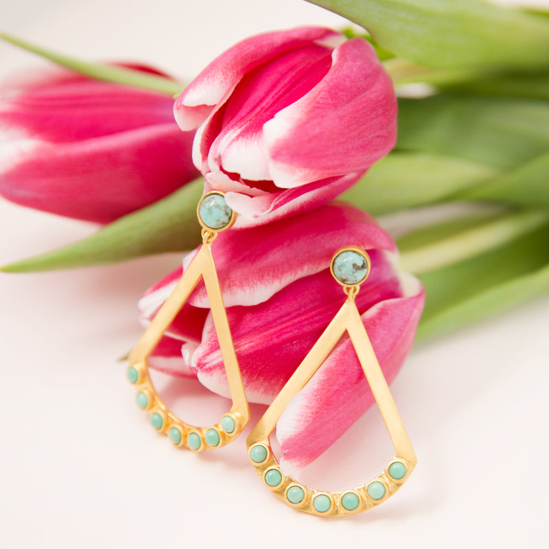 Turquoise Drop Earrings