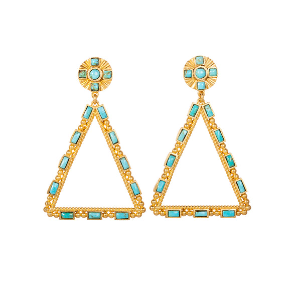 Large Southwestern Chandelier Earrings - Christina Greene LLC