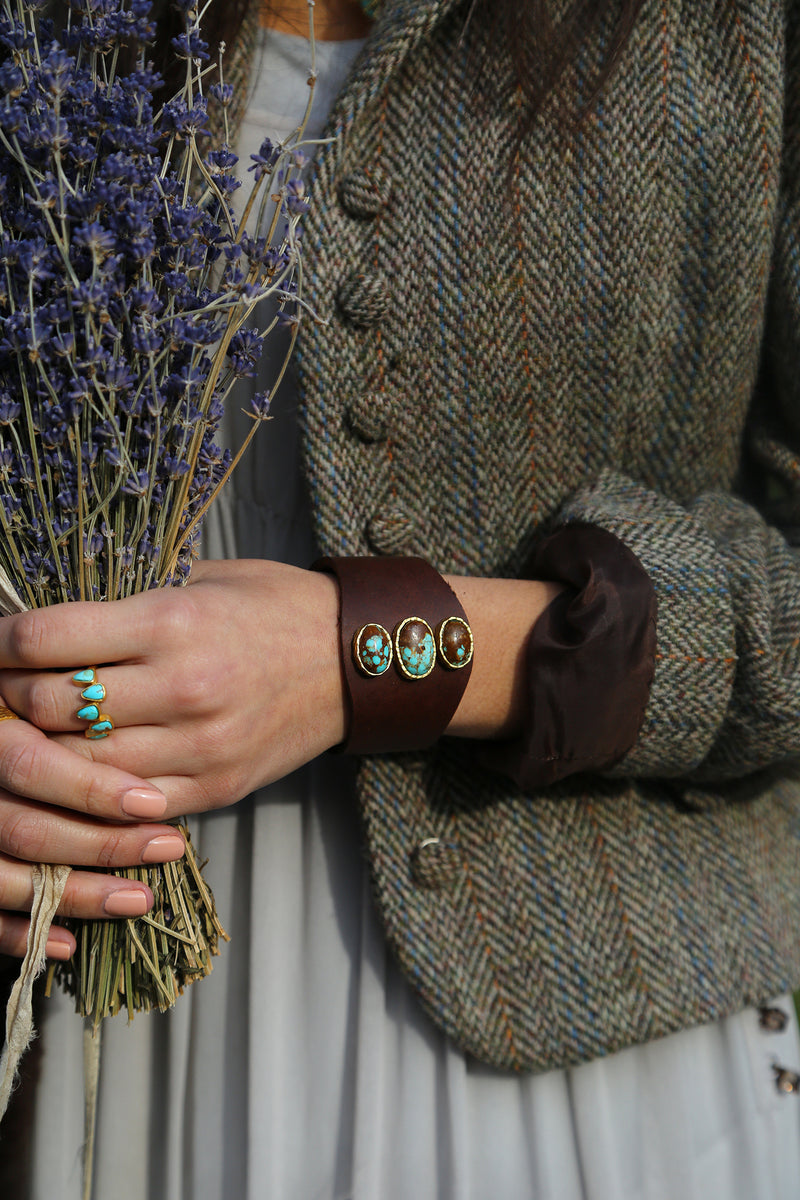 Leather Dreams Cuff - Christina Greene LLC