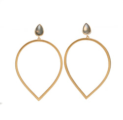 Daybreak Statement Earrings - Labradorite - Christina Greene LLC